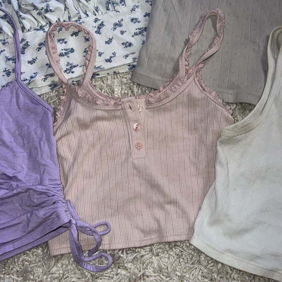 brandy, hollister, pacsun, aero tank top bundle - Picture 3 of 6